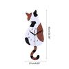 3D Motion for Cat Wall Clock Acrylic Easy to Read for Indoor Hotel Home Cafe Dec