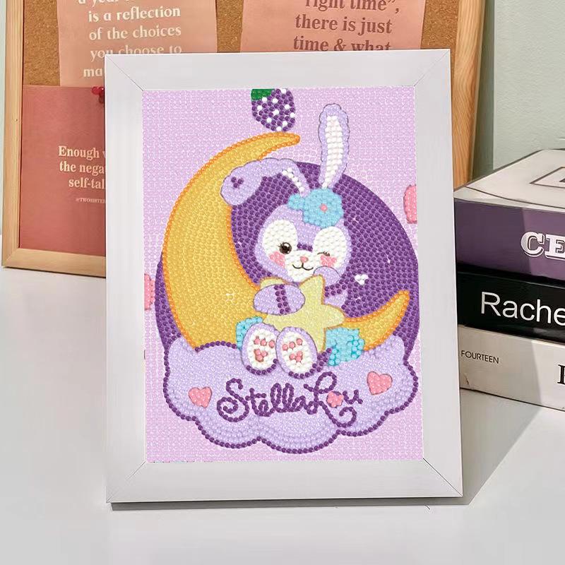 Kit de Peinture Diamant 5D Sanrio Encadré – Jouet Éducatif pour Enfants