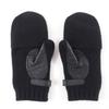 Pristine HERMES Baltimore Mittens Serie Metal Knit Gloves black cashmere S Used