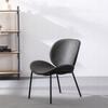 VELVET CHAIR ARMCHAIR COMFORTABLE METAL LEGS