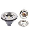 1pc Caravan Sink Drain Strainer Sink Waste Outlet 1.1/4" - 3/4" Straight Plug Hole Food Catcher Basket For Motorhome Campervan