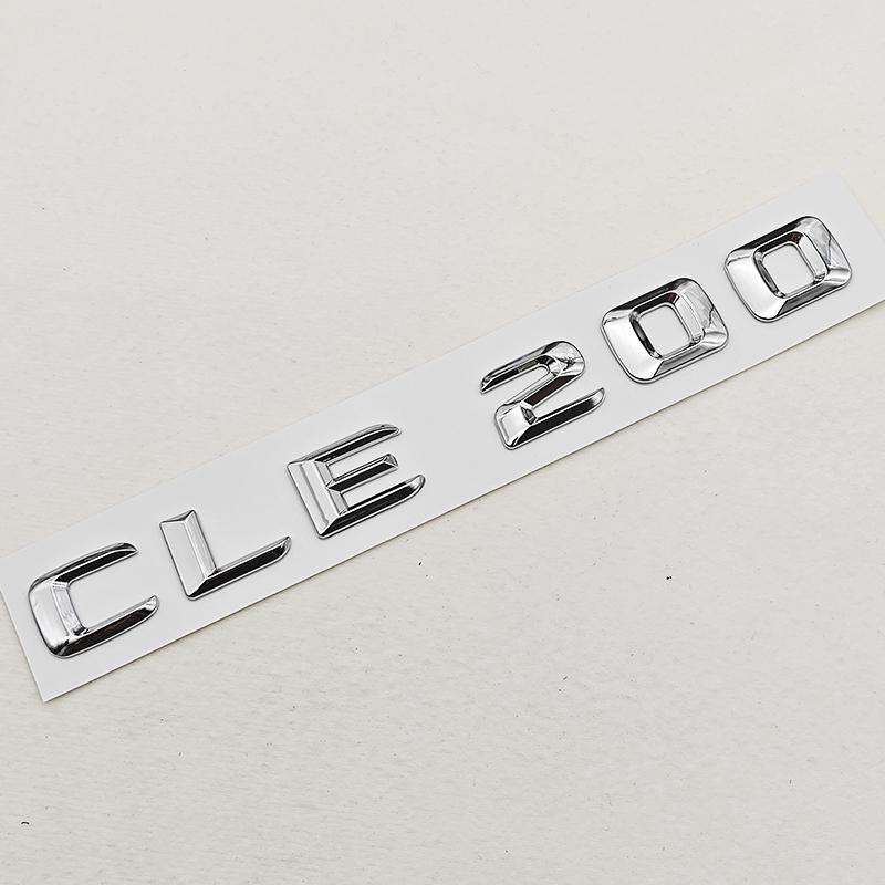 

3D ABS Car Letters Logo CLE200 CLE260 Badge Rear Trunk Emblem Decals For Mercedes Benz CLE Class CLE 200 CLE260 Accessories