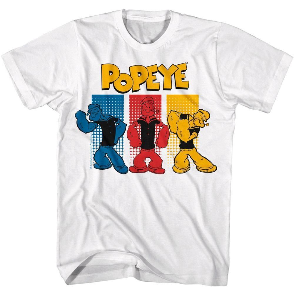 Popeye Triple Threat Men T Shirt XXL