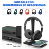 3in1 Headphones Stand Wireless Charger RGB Atmosphere Light Gaming Headset Bracket Mobile Phone Bluetooth Earphone Charging Dock