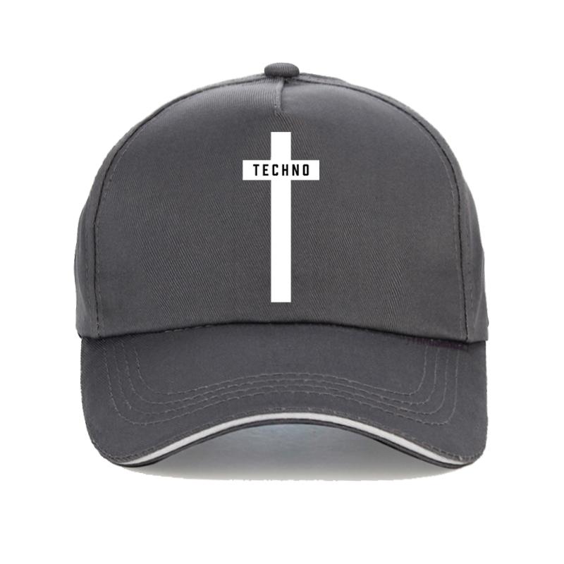 Techno Cross Printed hat Unisexs Womens Unisex Music Festival Black Detroit baseball cap Summer adjustable Snapback hats