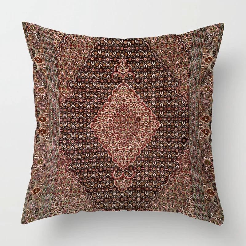 Moroccan Style Pillowcases with Complicated Patterns, Living Room Sofa Cushion Covers, Home Pillowcase Decoration