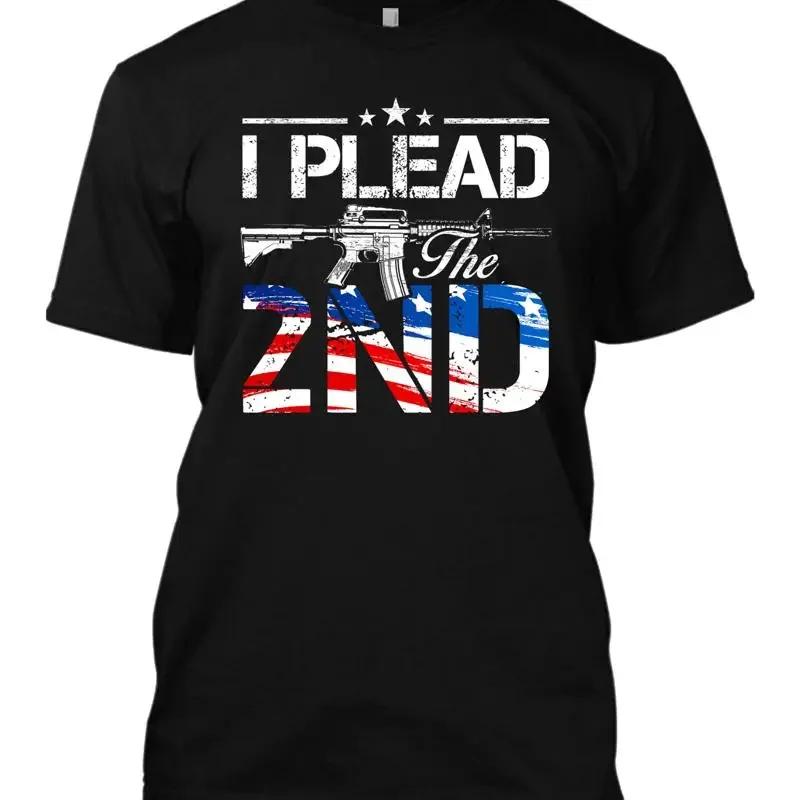 American Flag I Plead The 2nd Aunisexdunisext Gun Rights Ar 15 M16 New Unisexs T Shirt