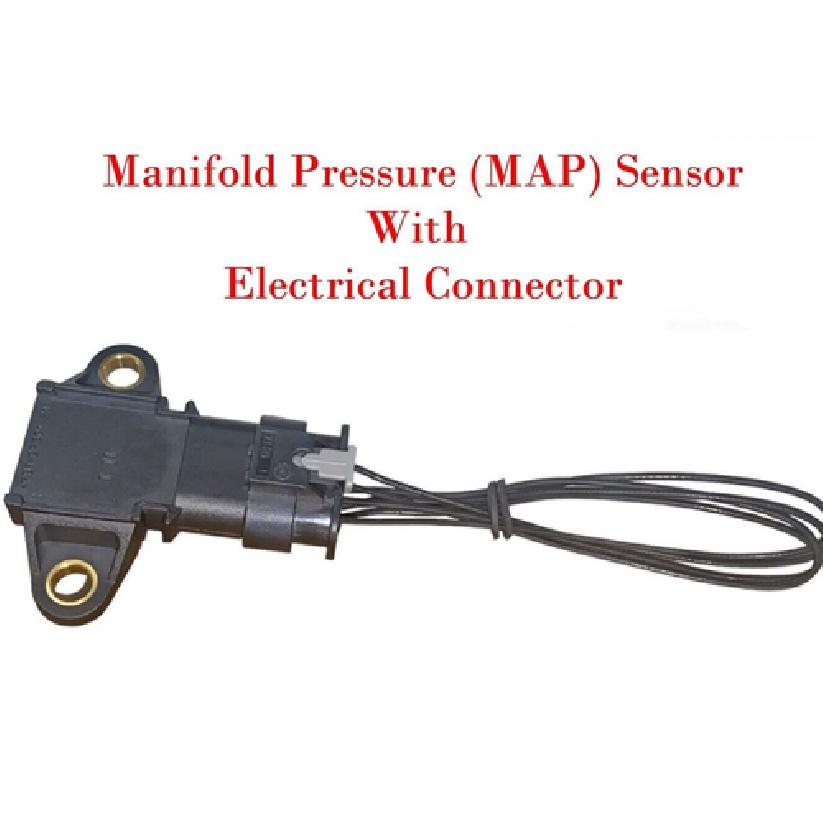 MAP Sensor Turbocharger Boost Sensor W/Connector Fits: BMW 2011-
