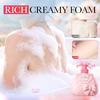 SADOER Ebony Rose Fragrance Body Wash 600ml, Cute Pink Purse Bottle Moisturizing Shower Gel with Niacinamide & Citric Acid for Long-Lasting Scent
