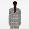 JNBY 2024 Winter Plaid Wool Blend Long-Sleeve Jacket