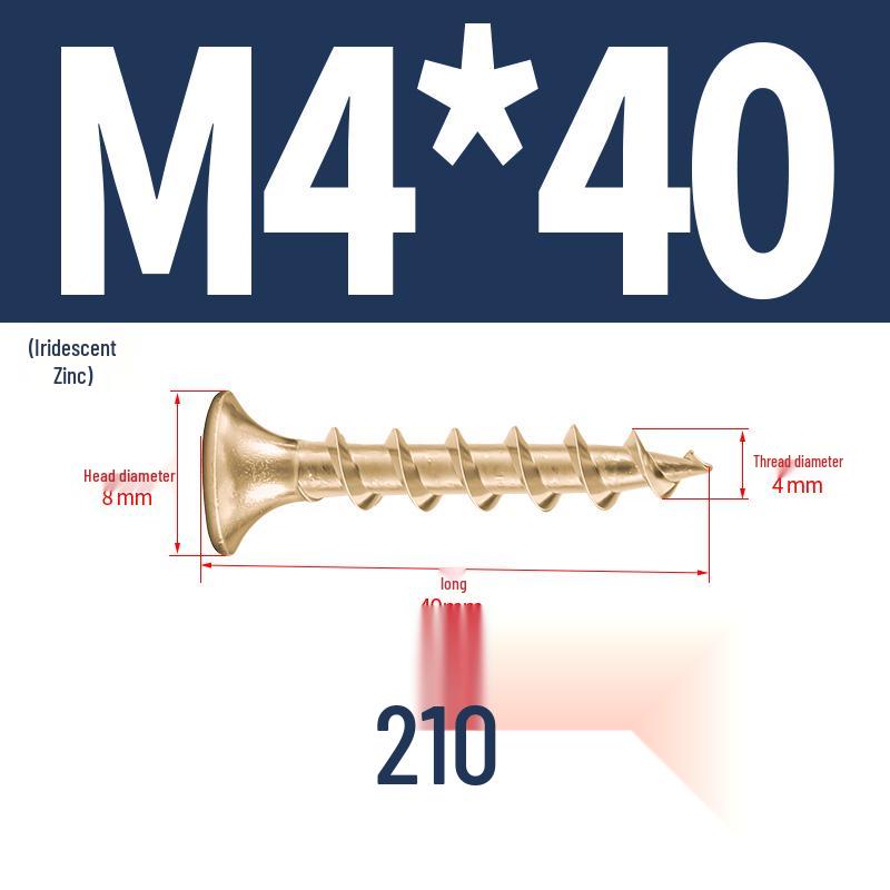 304 Stainless Steel Galvanized Hardened Coarse Thread Countersunk Flat Head Phillips Wood Screws