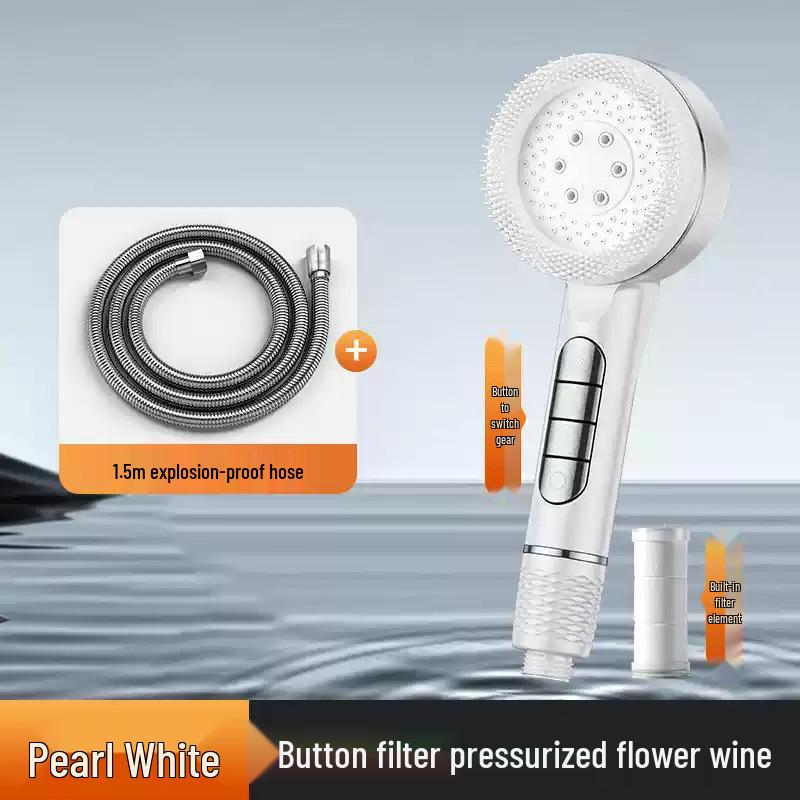Love Rain Pressurized Handheld Shower Head Filter