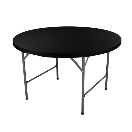 Elastic Round Table Cover Wrinkle-Resistant Fabric Universal Protection Indoor Outdoor