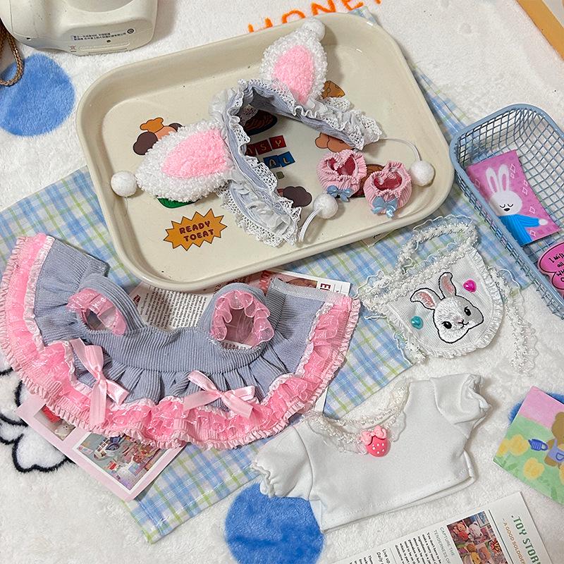 

20 см Кукла Девочка Хлопковое Платье Плюшевая Игрушка Наряд