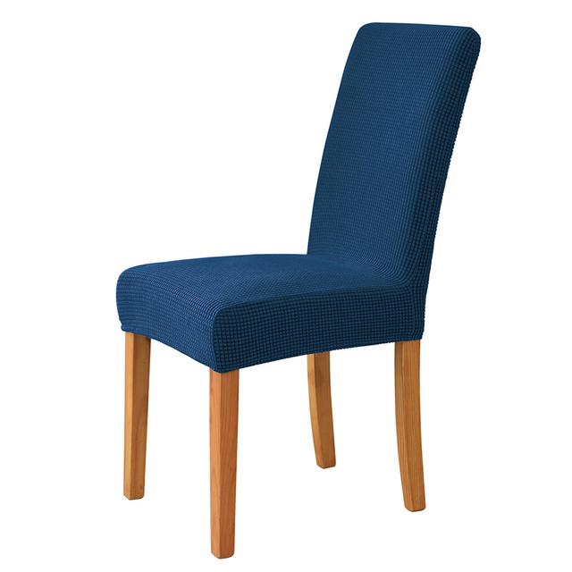 Shiny Fabric Chair Cover Used For Dining Room Kitchen Wedding Banquet Event Spandex Elasticized Chair Covers Exquisite New Home Decor Seat Case