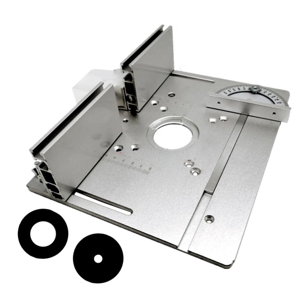 Router Table Insert Plate 2 in 1 Woodworking Bench Flip Board for Electric Routing Trimming Machine