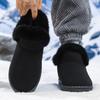 Herren Baumwolle Winter Freizeit Mode Rutschfest Hoher Schaft Abriebfest Dicke Sohle Outdoor Schuhe Plüsch Freizeit Komfort Schneestiefel