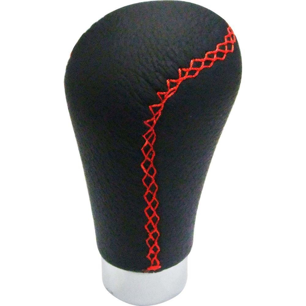 

Kashimura NKS-97 AT Shift Knob, Genuine Leather x Red Stitch, Gate Type, For AT/MT, Column Cars, Screw-in Type, Easy Installation красный