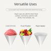 250Pcs 3.7 OZ White Paper Cone Cups Leakproof Cone Party Tableware Disposable Paper Cups  Festivals
