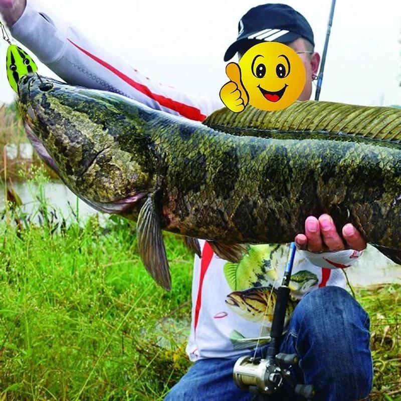 Umpan Katak 4cm/5.6g Soft Frog Fishing Lure Mini Soft Lure Double Hooks Top Water Ray Frog Artificial Bait