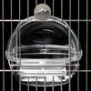 Parrot Bath 3 in 1 Hanging Birds Bath Transparent Parrot House Birdcage Bathing Box for Lovebirds Finches Parakeets