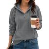 Felpa da donna casual con cappuccio e maniche lunghe con tasca per l'uso quotidiano