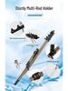 Multi-purpose Aluminum Fishing Rod Holder & Rest with Two-way Ground Stake