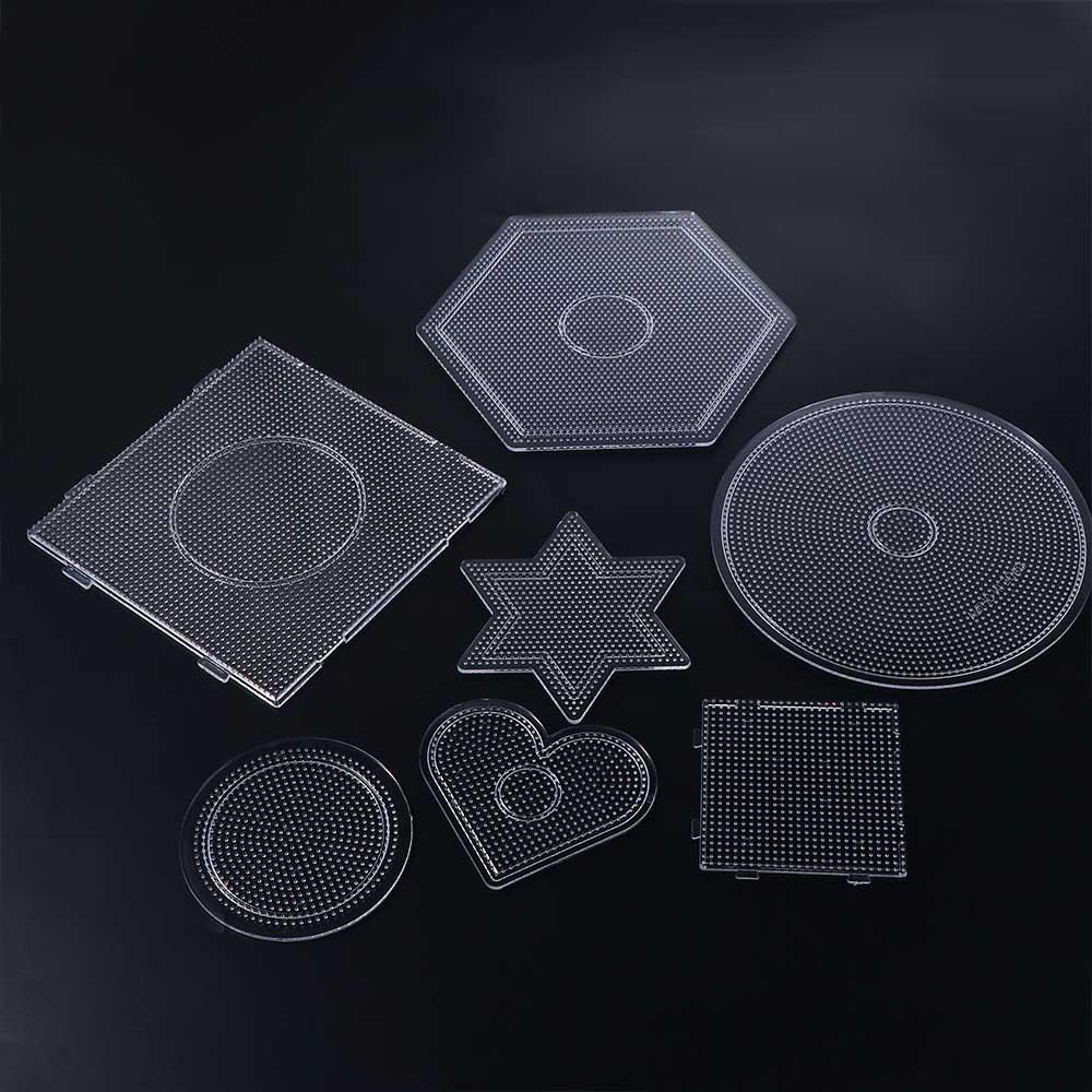 Board Puzzle Beadbond Jigsaw Puzzle Transparent Beads Template Puzzle Template Diy Toy Pegboard