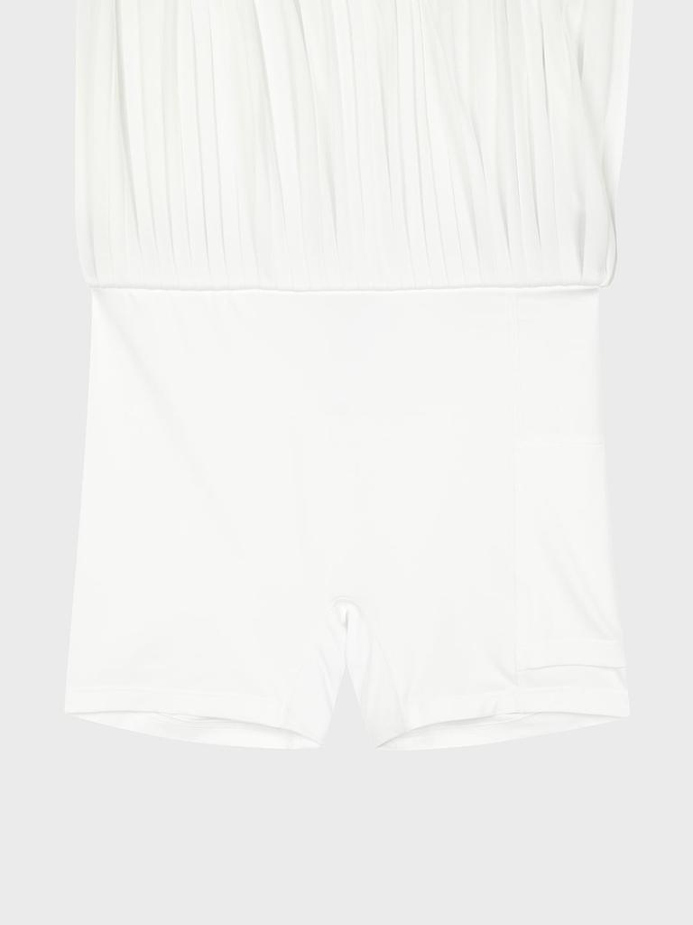 SERGIO TACCHINI W Colorband Flying Fine Pleats Skirt (White)