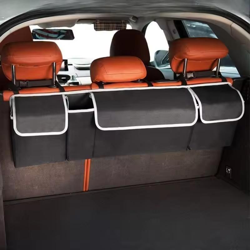 Car Trunk Organizer Backseat Storage Bag High Capacity Multi-use Oxford Car Seat Back Organizers Automobile Interior