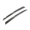 ABS Chrome Rear Fog Light Stripe Frame Cover Trim For -2024 Mazda 3 Sedan