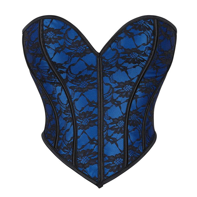 

JYL TS deep blue short strapless sexy women s top M темно-синий