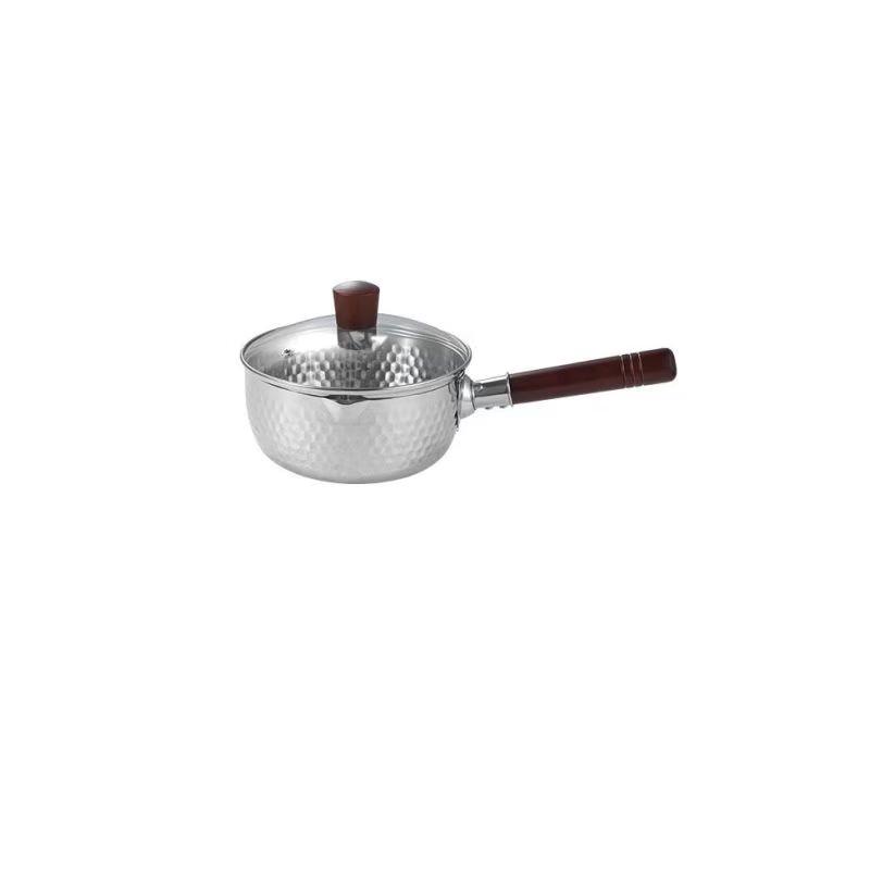 Adneny AS-601 Japanese Hammered Stainless Steel Yukihira Pot