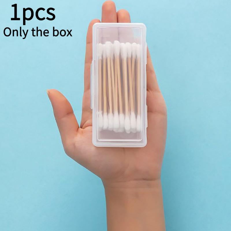 1/4 Pcs Portable Travel Medicine Box Cotton Swab Holder Case Detal Floss Jewelry Box