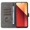 For Xiaomi Redmi Note 13 Pro 4G/Poco M6 Pro 4G/Note 14S 4G Case with Strap RFID Blocking PU Leather Cover Stand