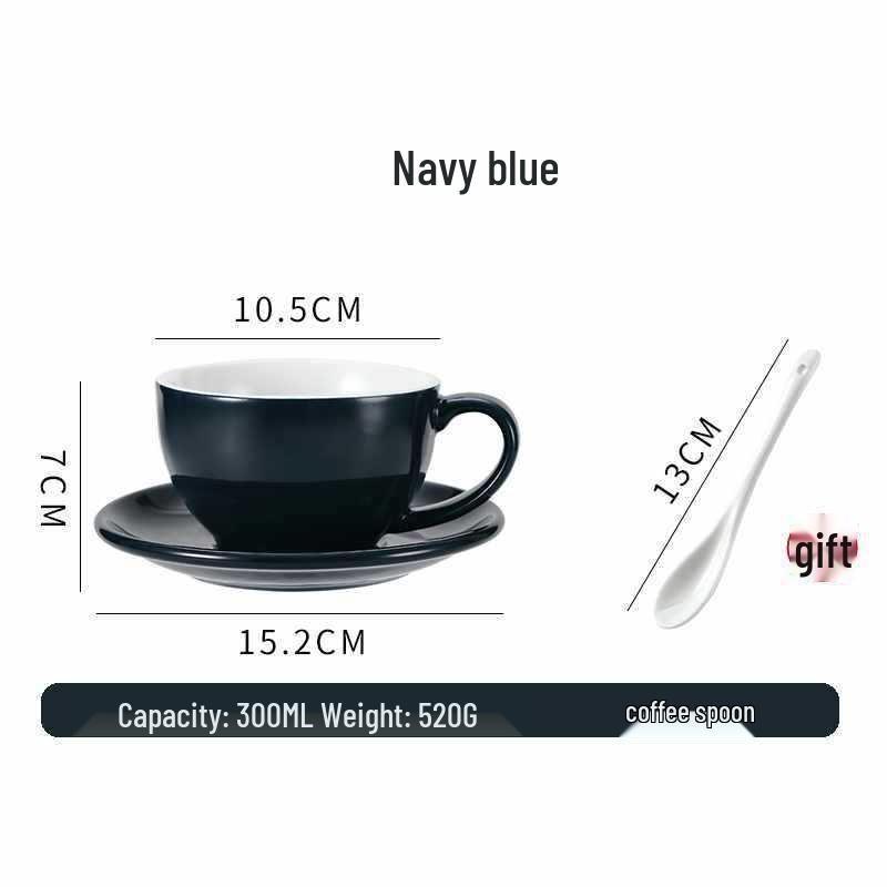 European Ceramic Coffee Set: Professional Latte Art, Cappuccino & Sawada Cups