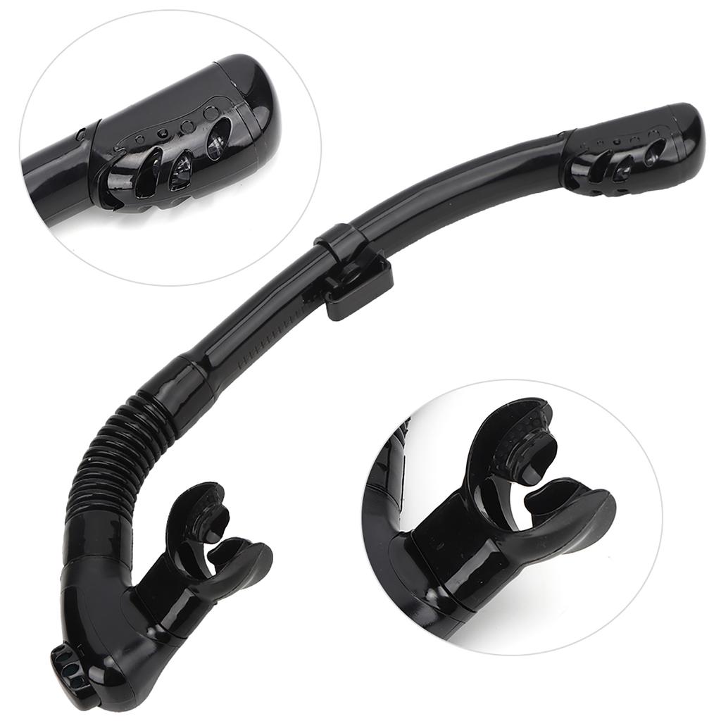 Diving Breathing Tube All Dry Front Snorkeling Equipment Swimming Training SuppliesSK‑101 Black
