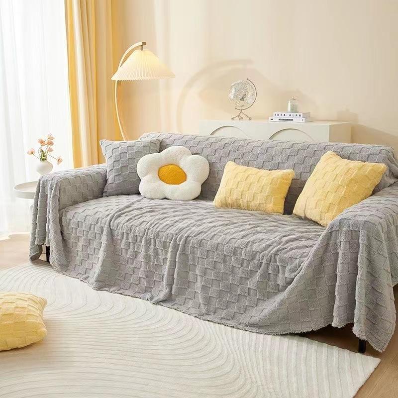 

Чехол на диван, ткань, не царапающаяся, осенне-зимняя утолщенная нескользящая ткань, пылезащитная, скандинавское, современное полотенце для дивана, чехол для дивана 180*130cm