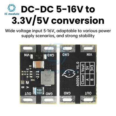 TPS563201 DC-DC Buck Converter Module 5-16V To 3.3V/5V 3A - Step-Down Power Supply with TVS Protection