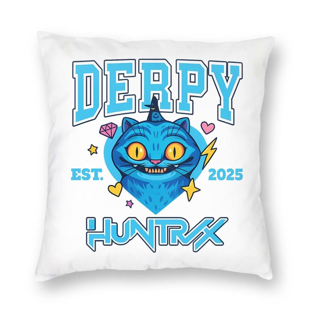 Kpop Demon Hunters Saja Boys Pillowcase Printed Polyester Cushion Cover Gift Pillow Case Cover Home Square 40X40Cm