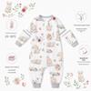 Bamboo Cotton Baby Sleeper: Split-Leg, Lightweight, Anti-Kick, All-Season Pajamas