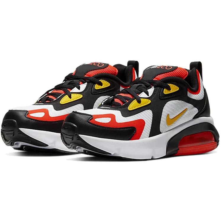 Nike Air Max 200 'Black Bright Crimson' Gs AT5627-005