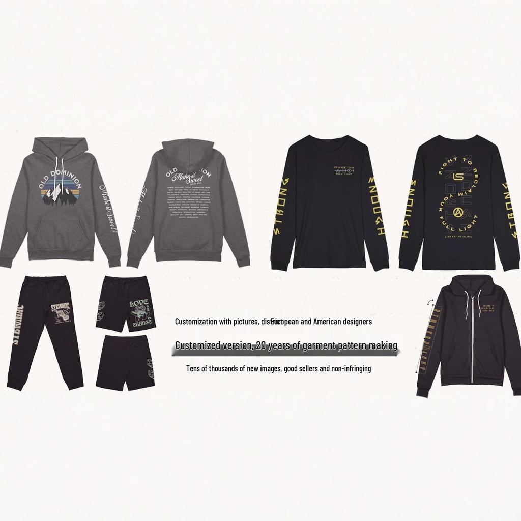 Retro Wzór Czaszki Plus Size Luźny T-Shirt - Dark Punk Y2K Lata 90. Streetwear