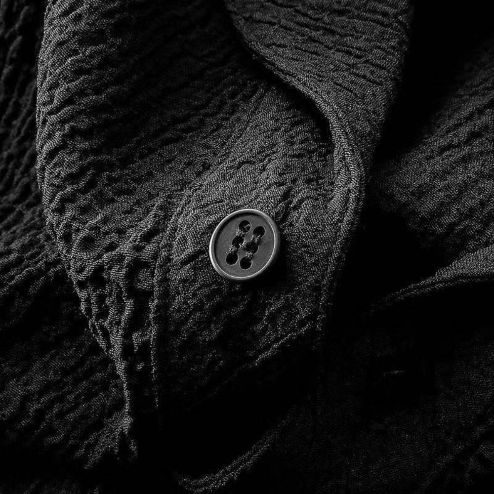 Tuta Estiva Sottile Casual da Uomo, Moda Manica Corta e Pantaloni Lunghi Lusso Set 2 Pezzi