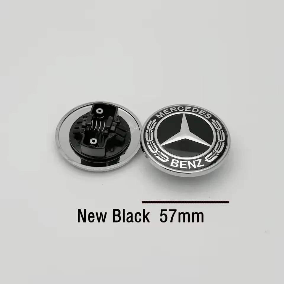 

1pcs 57mm Car Front Hood Emblem Badge Bonnet Car Accessories For Mercedes Benz W204 W124 W201 W202 W212 W220 W205 GLA CLA