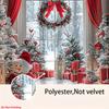 Snowman Tree Christmas Curtains 2pcs   2D Flat Print Polyester Rod Pocket Machine Washable for Living Room Bedroom Study Decor