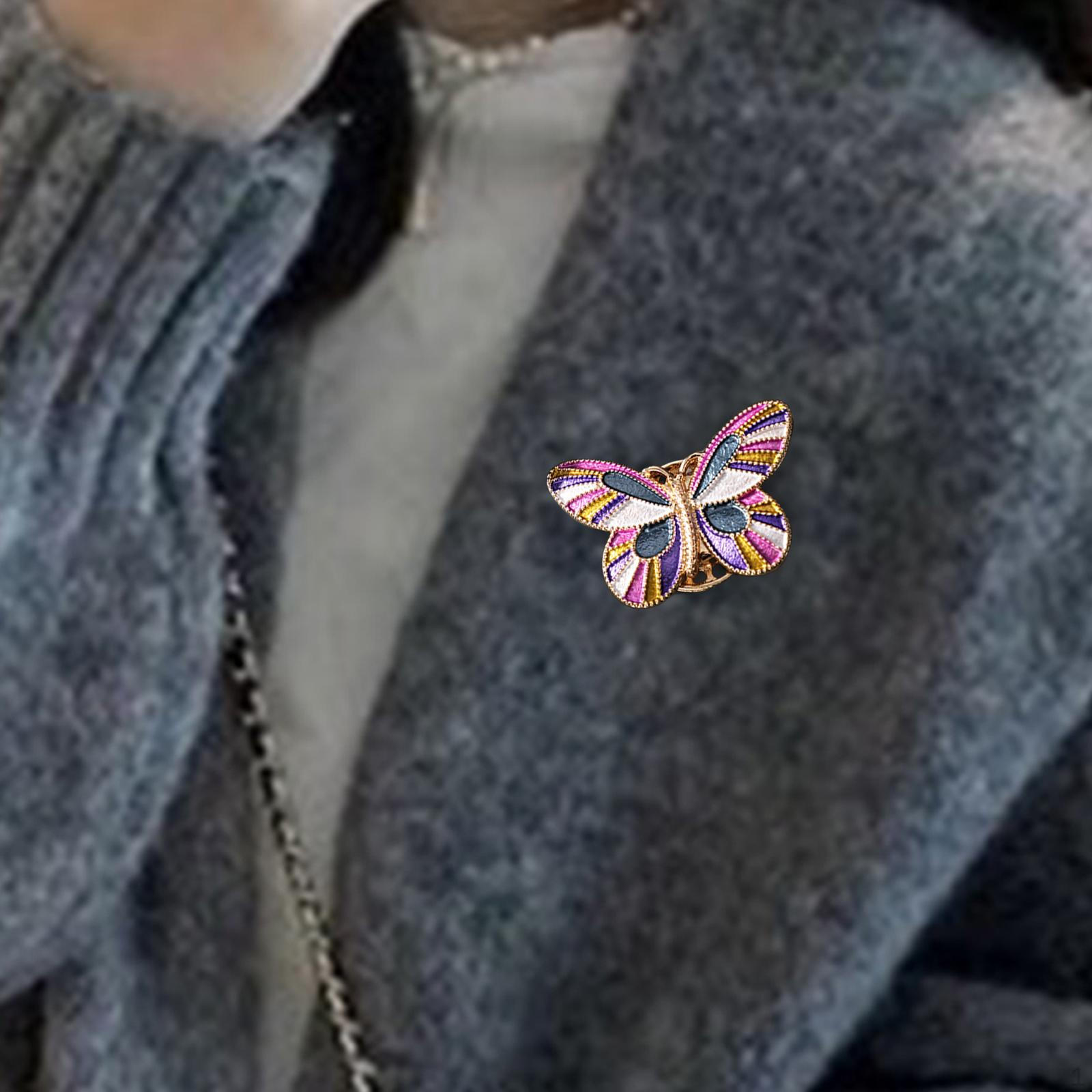 

Милая эмалевая булавка металлическая для шляпы одежды платья годовщины свадьбы 4cmx3.8cm_Style C