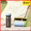 COOKER KING 350ml Mini Double Vacuum Coffee Mug Stainless Steel Thermos Hot &Cold Portable Water Bottle Leak Proof Insulated Cup