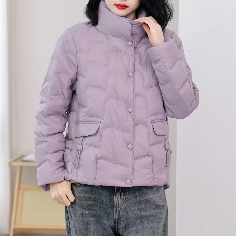 

Короткий пуховик в корейском стиле - высококачественное женское зимнее пальто 2XL (Suggested 70-80 kg)