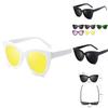 Damen-Retro-Sonnenbrille im Cat-Eye-Stil mit quadratischem Designer-Rahmen